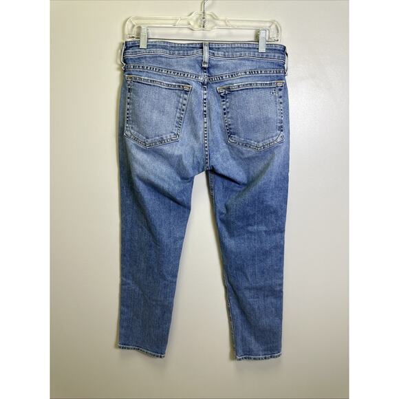 Rag & Bone Dre Low Rise Slim Boyfriend Jeans Womens 26 Medium Wash Denim Y2K - Picture 2 of 8